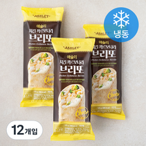 애슐리 치킨 까르보나라 브리또 (냉동), 125g, 12개입
