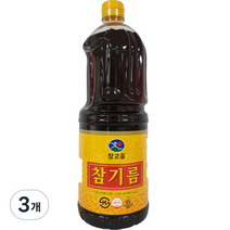 참고을 참기름, 1.8L, 3개