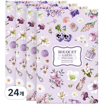 부케가르니 퍼퓸드 샤쉐 옷장방향제 화이트머스크 L, 20g, 24개, 바닐라/머스크향