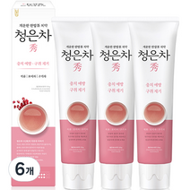 청은차 수 치약, 120g, 6개