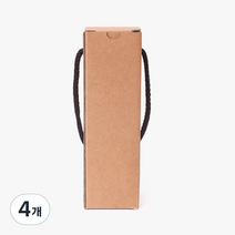 병도매닷컴 250-300ml 페트병 포장 무지롱박스 10p, PT300-1C, 4개