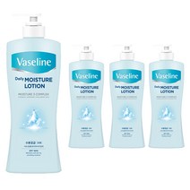 바세린 데일리 모이스처 로션 과일향 건성용, 450ml, 4개