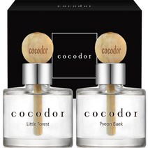 코코도르 우드볼 차량용디퓨저 50ml 2개입, 포레스트(리틀 포레스트, 편백), 1세트