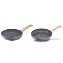 테팔 내츄럴포스 인덕션 프라이팬 2종 세트, 22 cm 프라이팬 + 24 cm 프라이팬, 1세트
