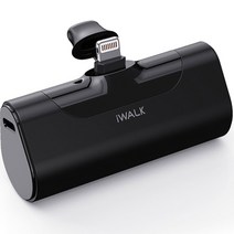 아이워크 미니 보조배터리 아이폰용, DBL4500L, 블랙