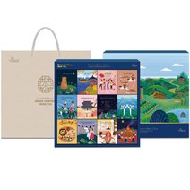 아름드레 한국의 전통차 12종 선물세트   쇼핑백, 1세트