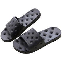 더자카 물빠짐 미끄럼 방지 욕실화 G111LBBP007, 블랙