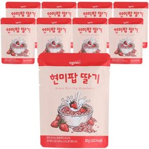 오그래 현미팝 딸기, 30g, 9개