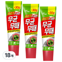 무균무때 바르는 곰팡이세정제, 150g, 18개