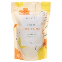 [주주나라] 호두강정 100g 카라멜/시나몬/단호박 맛 수제간식 건강간식 어르신간식 임산부간식, 4. 파우치 100g (카라멜조청), 1개