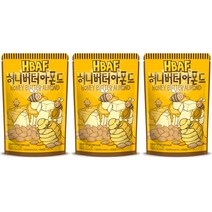 HBAF 허니버터 아몬드, 190g, 3개