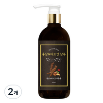 더허브샵 홍삼 아르간 한방샴푸, 500ml, 2개