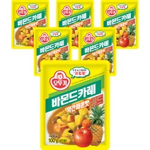오뚜기 바몬드 카레 골드 약간매운맛 과립형, 100g, 6개