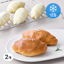 베이켓 유니온트리 통버터 바질 알프스 소금빵 생지 4개입 (냉동), 70g, 2개