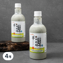 프레시오늘 신선냉장 껍질째 손수 영양가득 진한 윤성순장모님 장단콩 서리태 콩국, 500ml, 4개