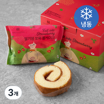 밀러가또 딸기잼 쏘옥 롤케이크 (냉동), 300g, 3개