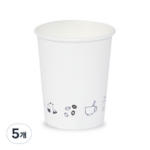 더빈썸 드로잉 종이컵 300ml, 100개입, 5개