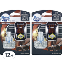 페브리즈 프리미엄 차량용 방향제 숲속의 콘체르토 7ml, 12개