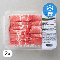 도드람 한돈 무항생제 대패 목심 구이용 (냉동), 600g, 2개