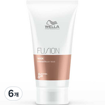 웰라 프로페셔널 퓨젼 인텐스 리페어 헤어 마스크, 30ml, 6개