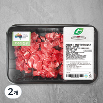미트엔조이 호주산 소고기 모듬 국거리용 (냉장), 300g, 2개