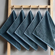 타월리스트 고리수건 65g 40수 코마사, 블루그린, 5개