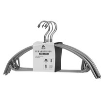 코멧 홈 논슬립 코팅 멀티 옷걸이, 그레이, 5개입