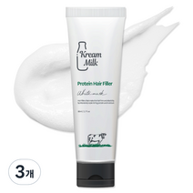 크림밀크 단백질 극손상모 고영양 헤어 필러, 80ml, 3개
