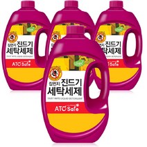 아토세이프 드럼겸용 집먼지진드기 세탁세제, 4개