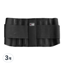 엘초이스 23cm 의료용 허리보호대 블랙, 3개