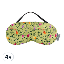 그린라이프 허브 눈찜질팩 카키, 1개입, 4개