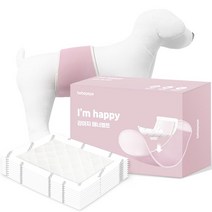 베베페페 강아지 아임해피 리필용 기저귀 10p + 매너벨트 핑크 세트, 소형, 10개입, 1세트