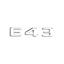 벤츠 엠블럼 레터링, 벤츠 2017년 이후 전차종, E43