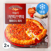 애슐리 크런치즈엣지 페퍼로니피자 (냉동), 373g, 2개