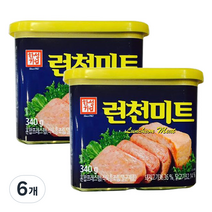 한성기업 런천 미트, 340g, 6개