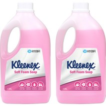 크리넥스 소프트 폼 솝 핸드워시 그린플로랄, 2개, 1.95L