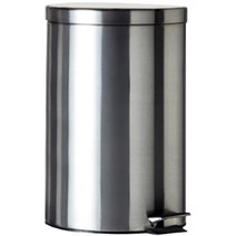 스테인리스 페달휴지통 20L, 1개, 실버