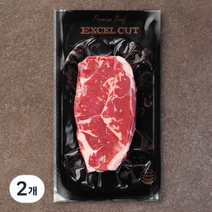 엑셀컷 채끝 스테이크 컷 (냉장), 200g, 2개