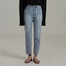 밀리언코르 여성용 커버밴드 보이핏 스트레이트 크롭데님 AMBER 9275