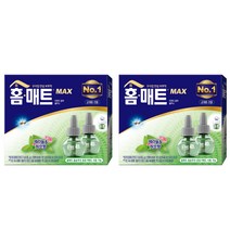 홈매트 홈솔루션 허브 리필 2p, 58ml, 2개
