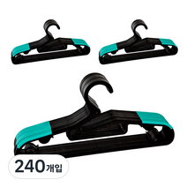 데코즈인 라운드 논슬립 옷걸이, 민트, 240개입