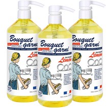 부케가르니 에코 1종 주방세제 레몬향, 750ml, 3개
