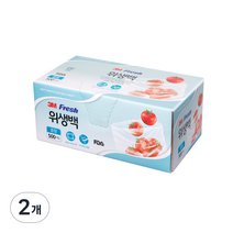 쓰리엠 후레쉬 위생백 중형 25 x 35 cm 500p, 중(M), 2개