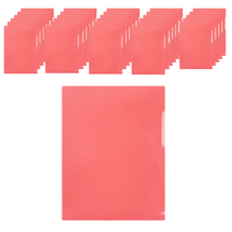 오렌지오피스 칼라 L자홀더 파일 A3, 핑크, 30개