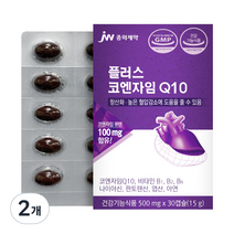 JW중외제약 플러스 코엔자임Q10, 30정, 2개