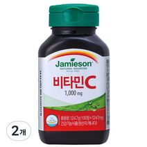 자미에슨 비타민C 1000, 100정, 124.7g, 2개