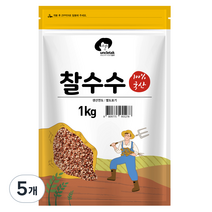 엉클탁 국산 찰수수, 1kg, 5개