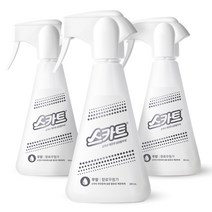 스카트 순하고 깨끗한 섬유탈취제 무향 본품, 380ml, 3개