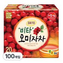 녹차원 비타오미자차 10g 20개입, 100개입