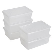 아이리스 다용도 리빙박스 OCA-S 6L, 클리어, 5개